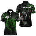 Personalized Thunder Lightning Funny Storm Custom Dart, Cool Green Dart Team