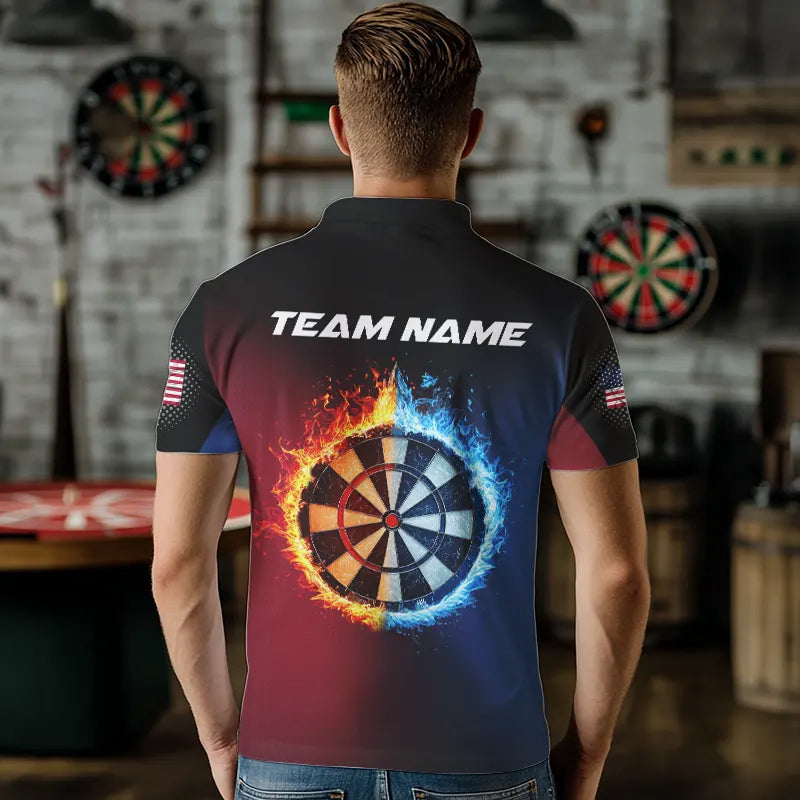 Blue And Red Dart Water Fire Men Dart Custom Dart