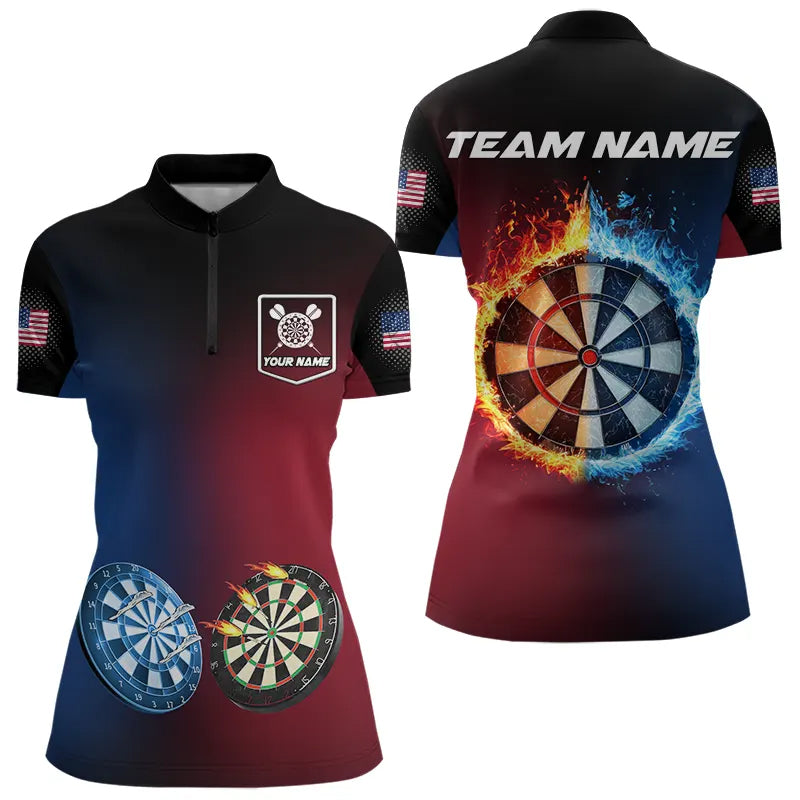 Blue And Red Dart Water Fire Men Dart Custom Dart