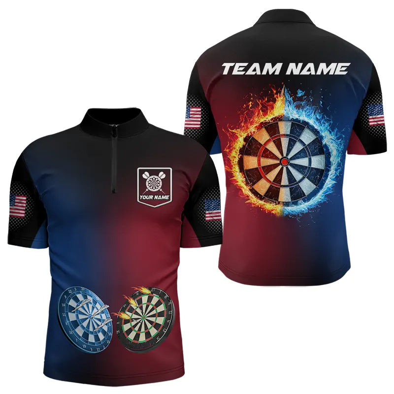 Blue And Red Dart Water Fire Men Dart Custom Dart