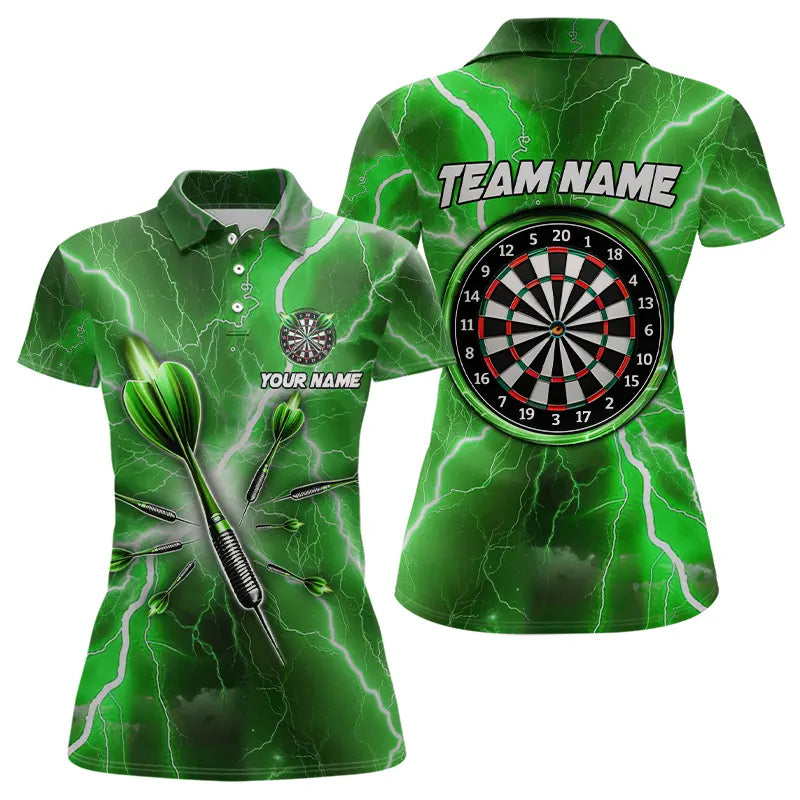 Green Thunder Lightning 3D Women Darts and Custom Dart Dart