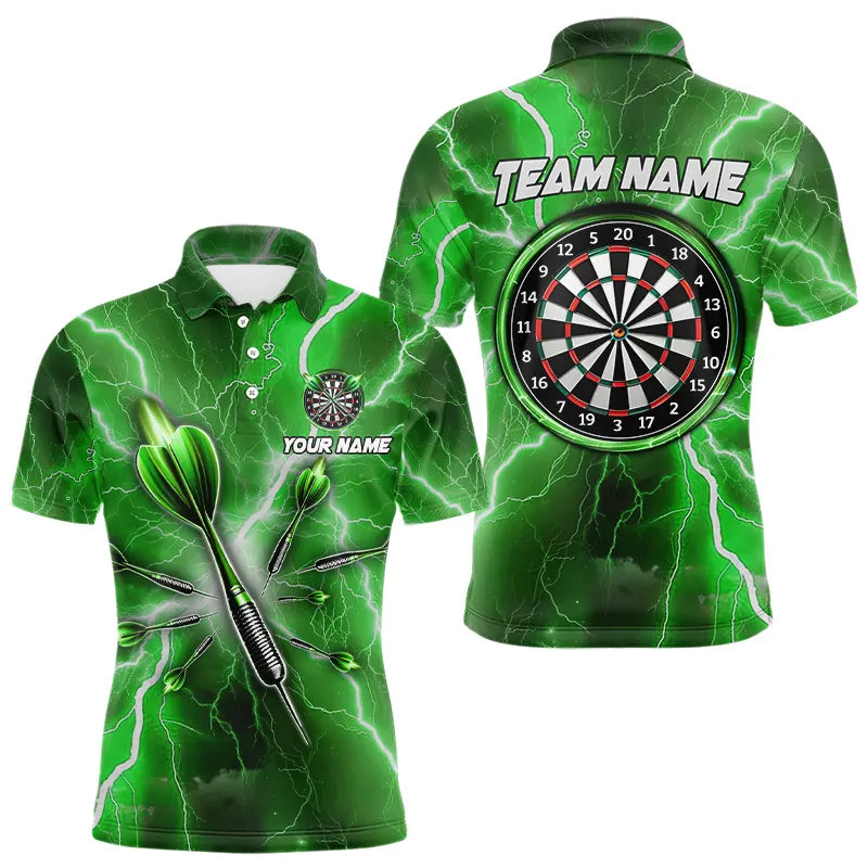 Green Thunder Lightning 3D Women Darts and Custom Dart Dart