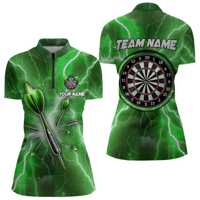 Green Thunder Lightning 3D Women Darts and Custom Dart Dart