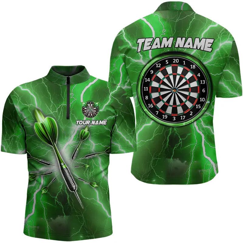 Green Thunder Lightning 3D Women Darts and Custom Dart Dart