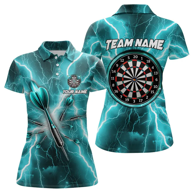 Turquoise Thunder Lightning 3D Men Darts and Custom Dart Dart