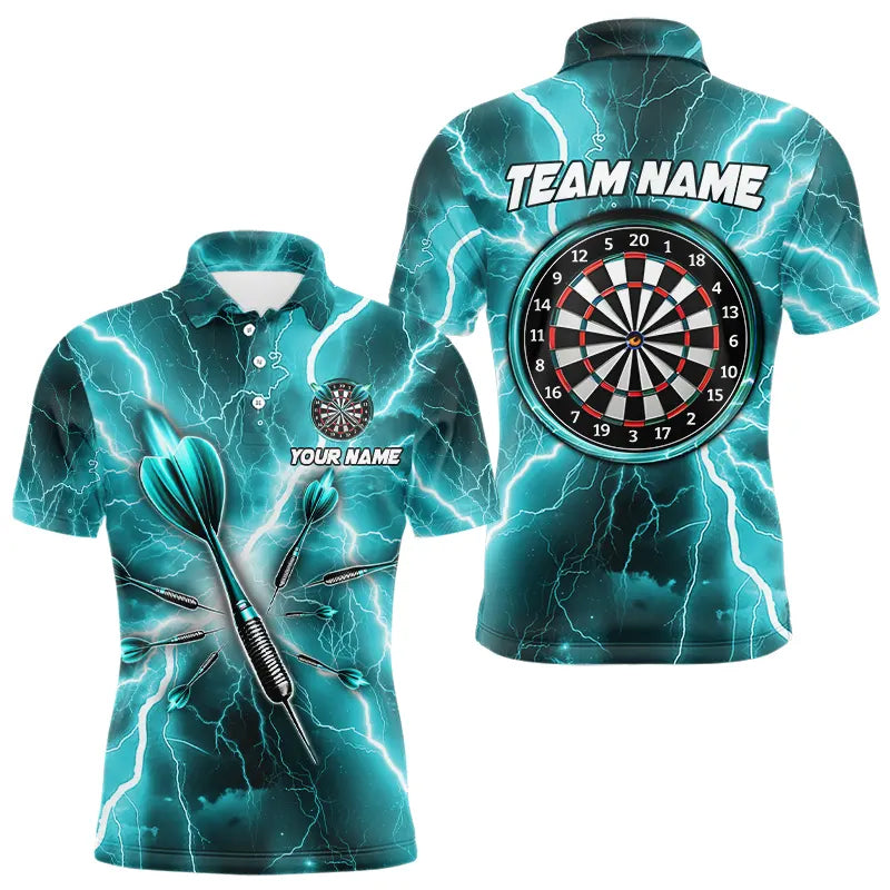 Turquoise Thunder Lightning 3D Men Darts and Custom Dart Dart