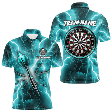 Turquoise Thunder Lightning 3D Men Darts and Custom Dart Dart