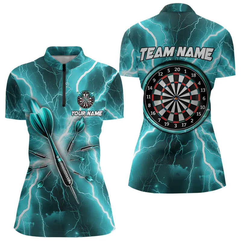 Turquoise Thunder Lightning 3D Men Darts and Custom Dart Dart