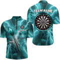 Turquoise Thunder Lightning 3D Men Darts and Custom Dart Dart