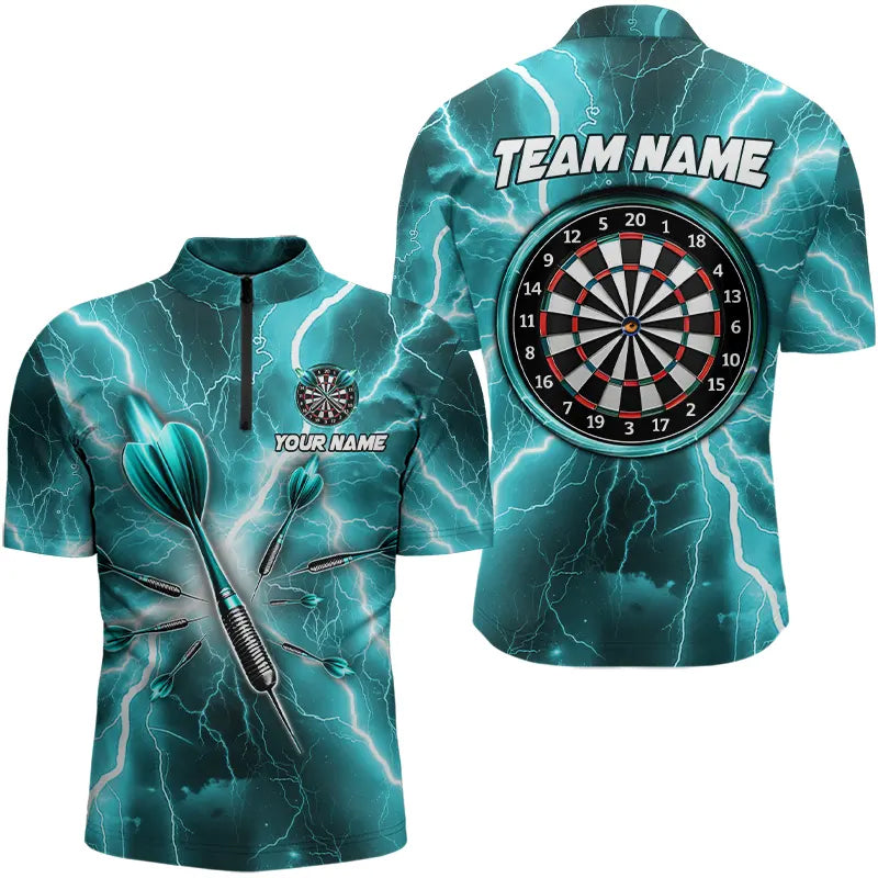 Turquoise Thunder Lightning 3D Men Darts and Custom Dart Dart