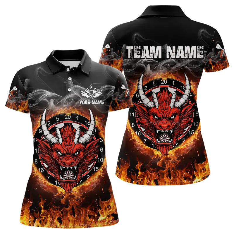 Personalized Fire Dartboard Dragon Dart Custom Dart Team and