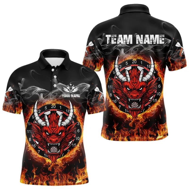 Personalized Fire Dartboard Dragon Dart Custom Dart Team and