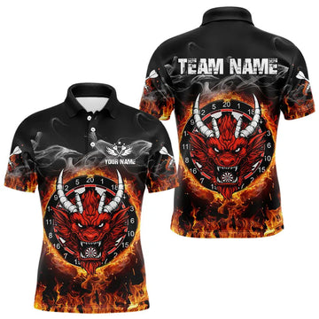 Personalized Fire Dartboard Dragon Dart Custom Dart Team and