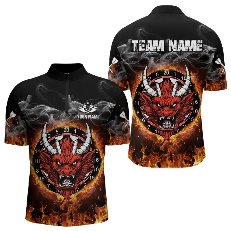 Personalized Fire Dartboard Dragon Dart Custom Dart Team and