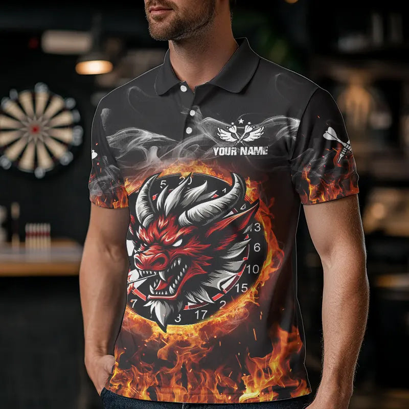 Personalized Fire Dartboard Dragon Dart Custom Dart Team and