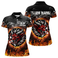 Personalized Fire Dartboard Dragon Dart Custom Dart Team and