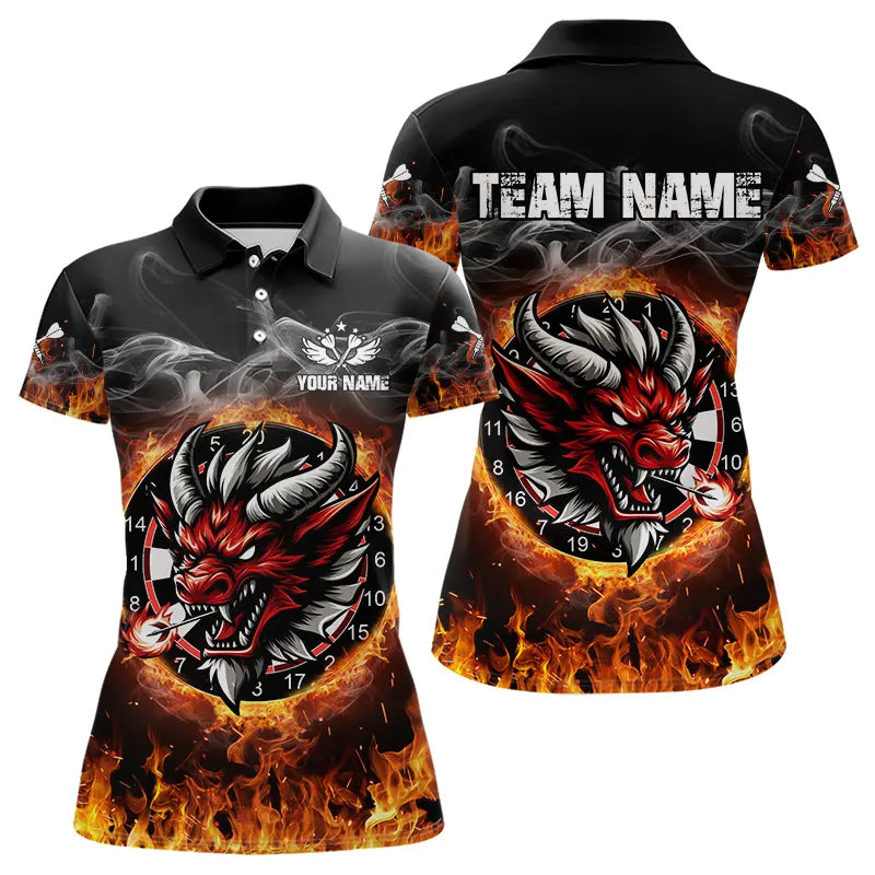 Personalized Fire Dartboard Dragon Dart Custom Dart Team and