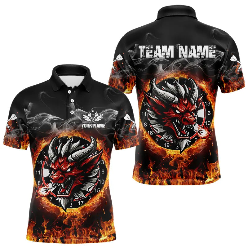 Personalized Fire Dartboard Dragon Dart Custom Dart Team and