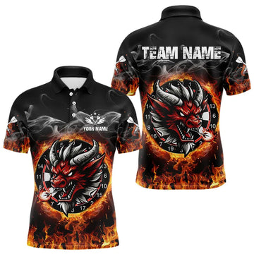 Personalized Fire Dartboard Dragon Dart Custom Dart Team and