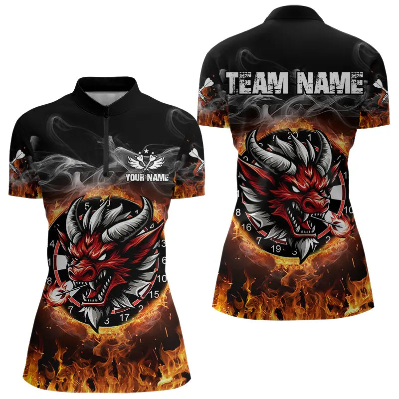 Personalized Fire Dartboard Dragon Dart Custom Dart Team and