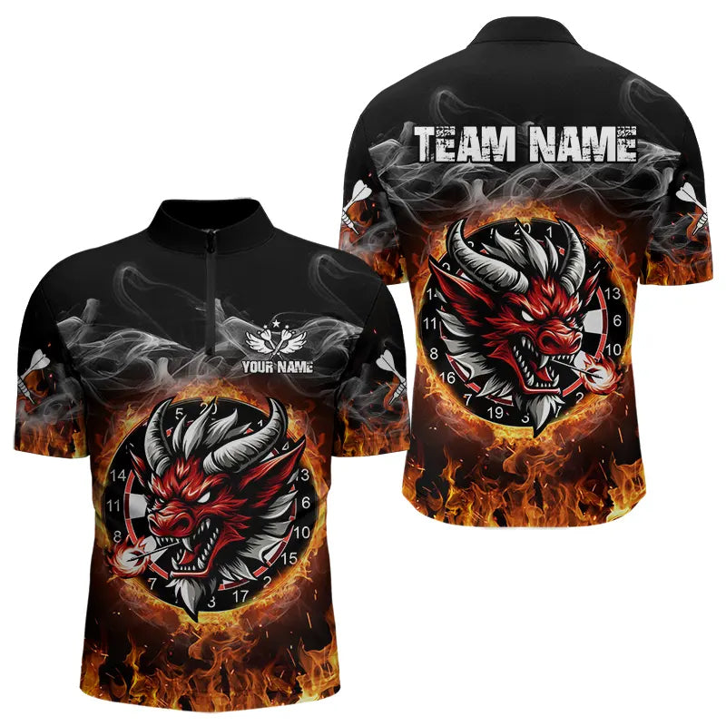 Personalized Fire Dartboard Dragon Dart Custom Dart Team and
