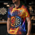 Personalized Dartboard Water Fire Custom Thunder Lightning Dart, Darts Team
