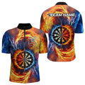 Personalized Dartboard Water Fire Custom Thunder Lightning Dart, Darts Team