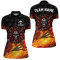 Personalized Skull Best Dart Board 3D Printed Darts, Flame Darts Team |Red