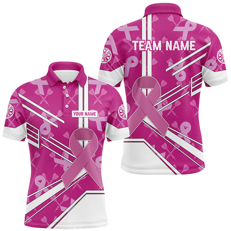 Pink Ribbon Breast Cancer Awareness Custom Darts, Pink Darts Team, Dart Gifts