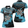 Personalized Blue Grunge Lightning Dart Custom Dart Team Uniform