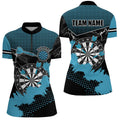 Personalized Blue Grunge Lightning Dart Custom Dart Team Uniform