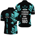 Darts Throw Straight And Score 180 Funny Dart Custom Dart Saying Dart