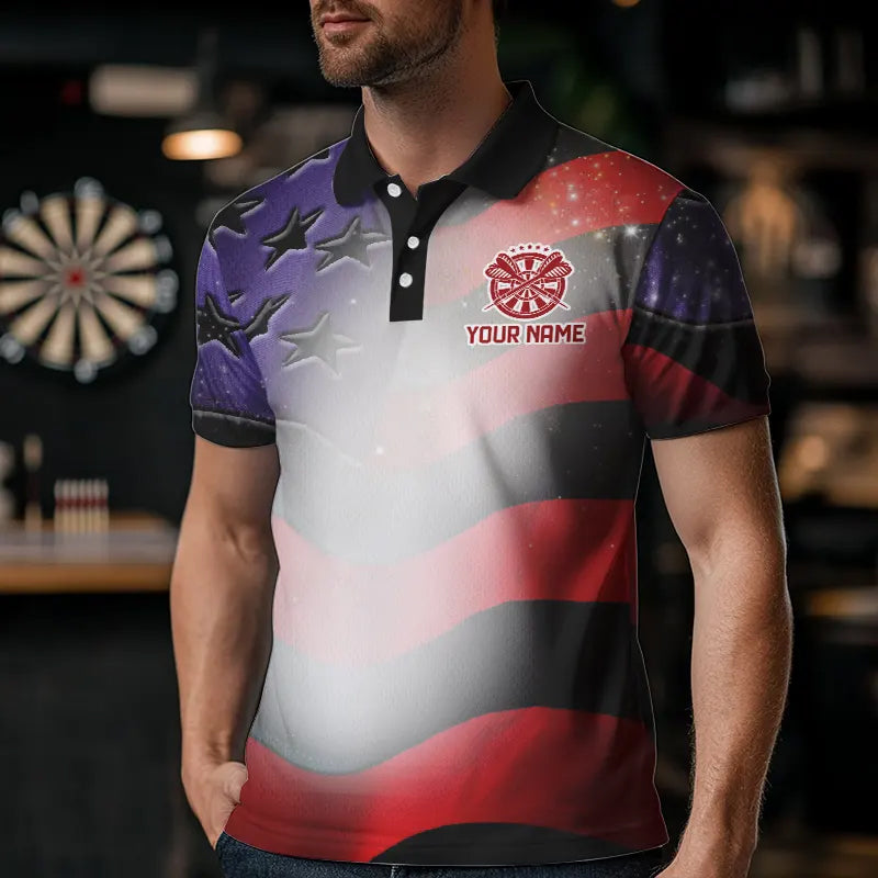 Personalized American Flag Eagle Darts Custom Pride Patriotic Dart |Black