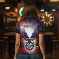 Personalized American Flag Eagle Darts Custom Pride Patriotic Dart |Black