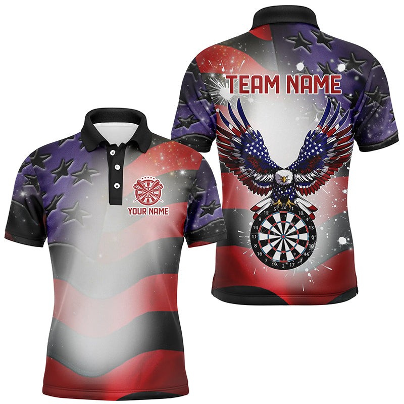 Personalized American Flag Eagle Darts Custom Pride Patriotic Dart |Black