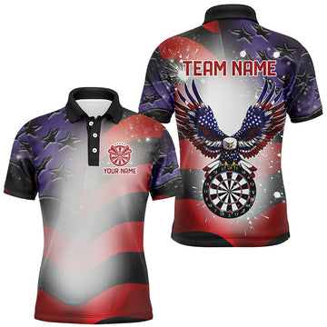 Personalized American Flag Eagle Darts Custom Pride Patriotic Dart |Black