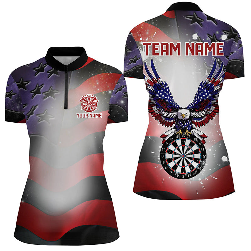 Personalized American Flag Eagle Darts Custom Pride Patriotic Dart |Black