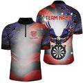 Personalized American Flag Eagle Darts Custom Pride Patriotic Dart |Black