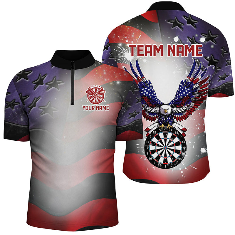 Personalized American Flag Eagle Darts Custom Pride Patriotic Dart |Black