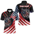 Personalized American Flag Dartboard Smoke Dart, Pride Patriotic Dart Team