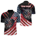 Personalized American Flag Dartboard Smoke Dart, Pride Patriotic Dart Team