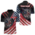 Personalized American Flag Dartboard Smoke Dart, Pride Patriotic Dart Team