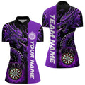 Custom Dragon Dart, Personalized 3D Dart League Uniform Best Dart |Purple