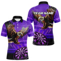 Personalized Purple Dartboard Eagle Darts Custom Team Darts and