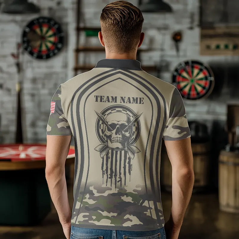 Vintage Camo Darts and Custom Dart, Camouflage Dart
