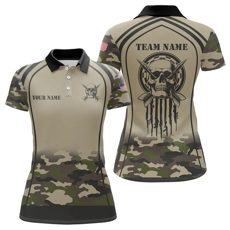 Vintage Camo Darts and Custom Dart, Camouflage Dart