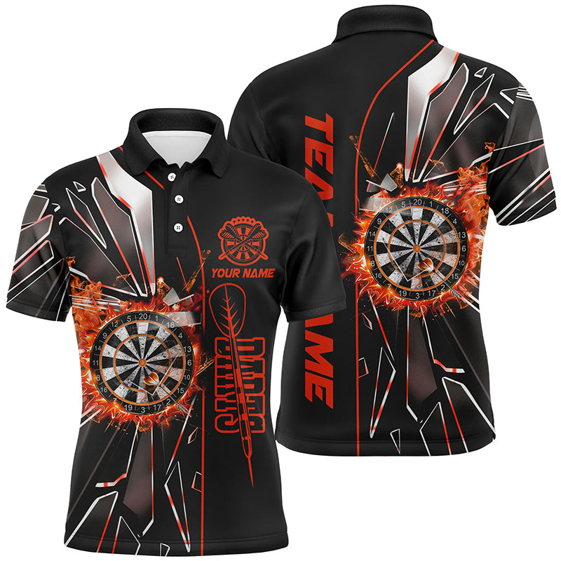 Personalized Orange Break Glass 3D Darts Custom Dart League Best Darts