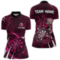Personalized Pink 3D Skull Darts and Custom Cool Darts League Team