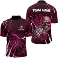 Personalized Pink 3D Skull Darts and Custom Cool Darts League Team