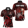 Personalized Red 3D Skull Darts and Custom Cool Darts League Team